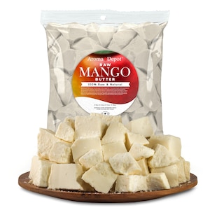 Raw Mango Butter, 100% Pure Organic, Skin & Hair