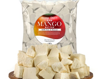 Raw Mango Butter, 100% Pure Organic, Skin & Hair