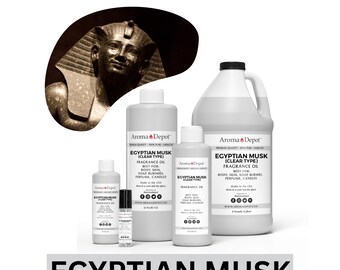 Egyptian Musk Clear Fragrance Oil for Body, Soap, Candle, and Diffuser