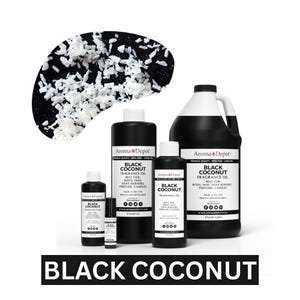 Black Coconut Fragrance Oil for Candles, Soap, Body & Diffusers