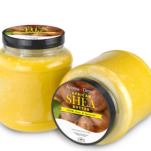 Raw African Shea Butter Bulk. Wholesale, pure, organic, natural, and unrefined. For skin, face, hair and body butter. Raw Shea Butter Yellow