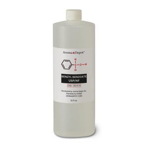 Benzyl Benzoate USP/NF – Cosmetic & Fragrance Ingredient 32 fl oz. / 40 oz.