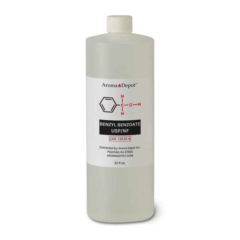 Benzyl Benzoate USP/NF – Cosmetic & Fragrance Ingredient 32 fl oz. / 40 oz.