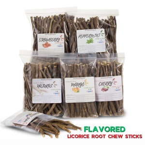 Licorice Root Chew Sticks -100% Pure Natural & Flavored. Glycyrrhiza Glabra Turkish Miswak Stick Natural Toothbrush. Wholesale