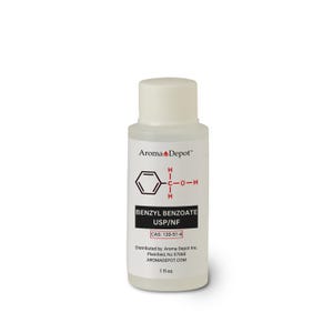 Benzyl Benzoate USP/NF – Cosmetic & Fragrance Ingredient 1 fl oz. / 1.5 oz.