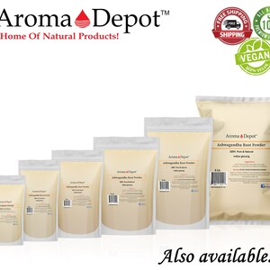 Ashwagandha Root Powder Withania Somnifera | Raw, Vegan, Non-GMO, Gluten Free | Origin - India bild 10