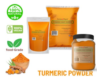 Turmeric Root Powder Pure Natural Curcuma Longa Turmeric Spice From India