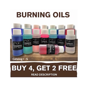 1 oz. and 2 oz. Aromatherapy Fragrance Oils for Car Diffusers, Electric & Fragrance Lamps, Incense Making - Premium Scents, Buy 4 Get 2 Free