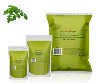 Moringa Oleifera Leaf Powder 100% Pure Natural Natural Supplement.