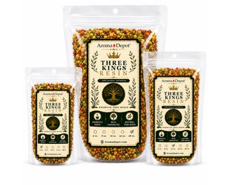 Three Kings Incense, Colorful Granular Resin, Church Incense