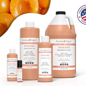 Peaches Fragrance Oil for Body, Soap, Candle, and Diffuser
