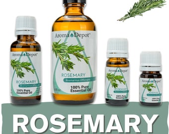 100% Pure Rosemary Essential Oil, Rosmarinus Officinalis