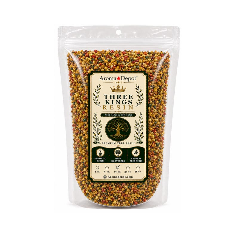 1 lb Three Kings Rock, Ritual Incense, 16 oz. Tress Reyes Granular image 1