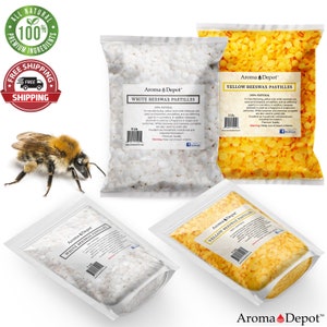 100% Natural Beeswax Pastilles Beads, Pellets, Candles, Chap-stick.