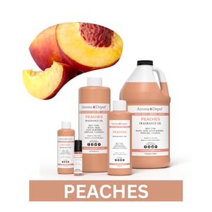 Peaches Fragrance Oil for Body, Soap, Candle, and Diffuser