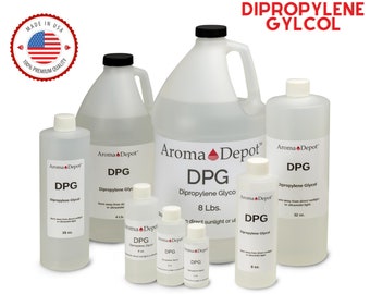 DPG Dipropylene Glycol For Incense Making, Fragrance Cutting Oil, Soapmaking, Reed Diffuser, Scent Retention. Natural Pure Non GMO Low Odor