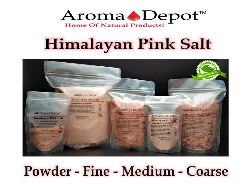 Pink Crystal Himalayan Sea Salt 84 Minerals FDA Kosher Gourmet Etsy