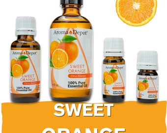 Sweet Orange Essential Oil, 100% Pure Aromatherapy Grade