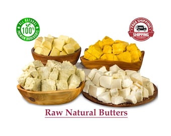 Shea Butter, Mango Butter, Cocoa Butter, Kokum Butter Natural 100% Pure Unrefined Organic African Virgin Ghana Wholesale Bulk Supplier Pure