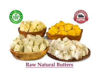 Shea Butter, Mango Butter, Cocoa Butter, Kokum Butter Natural 100% Pure Unrefined Organic African Virgin Ghana Wholesale Bulk Supplier Pure