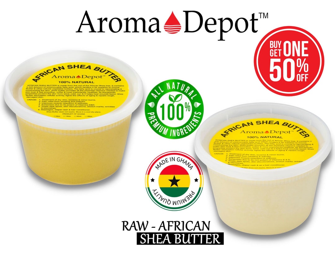 Raw African Shea Butter 16 Oz. 100 Pure Organic Natural Etsy UK
