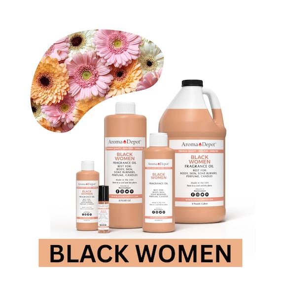 Black Women Type Fragrance Oil for Body, Soap, Candle, and Diffuser