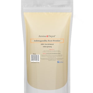 Ashwagandha Root Powder Withania Somnifera | Raw, Vegan, Non-GMO, Gluten Free | Origin - India 8 oz. Pouch