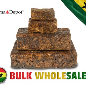 Raw African Black Soap