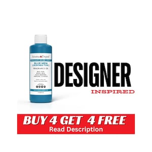 Designer Inspired Fragrance Oil, 4 oz, Candle and Soap Making