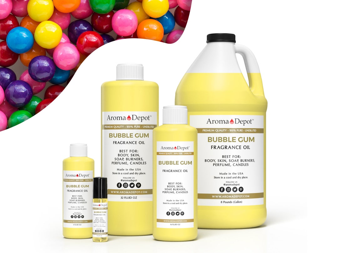 Bubble Gum Fragrance Oil for Birthday Soap Making Supplies, Body