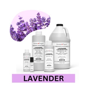 Lavender Clear Fragrance Oil for Candles, Soap, Body & Diffusers