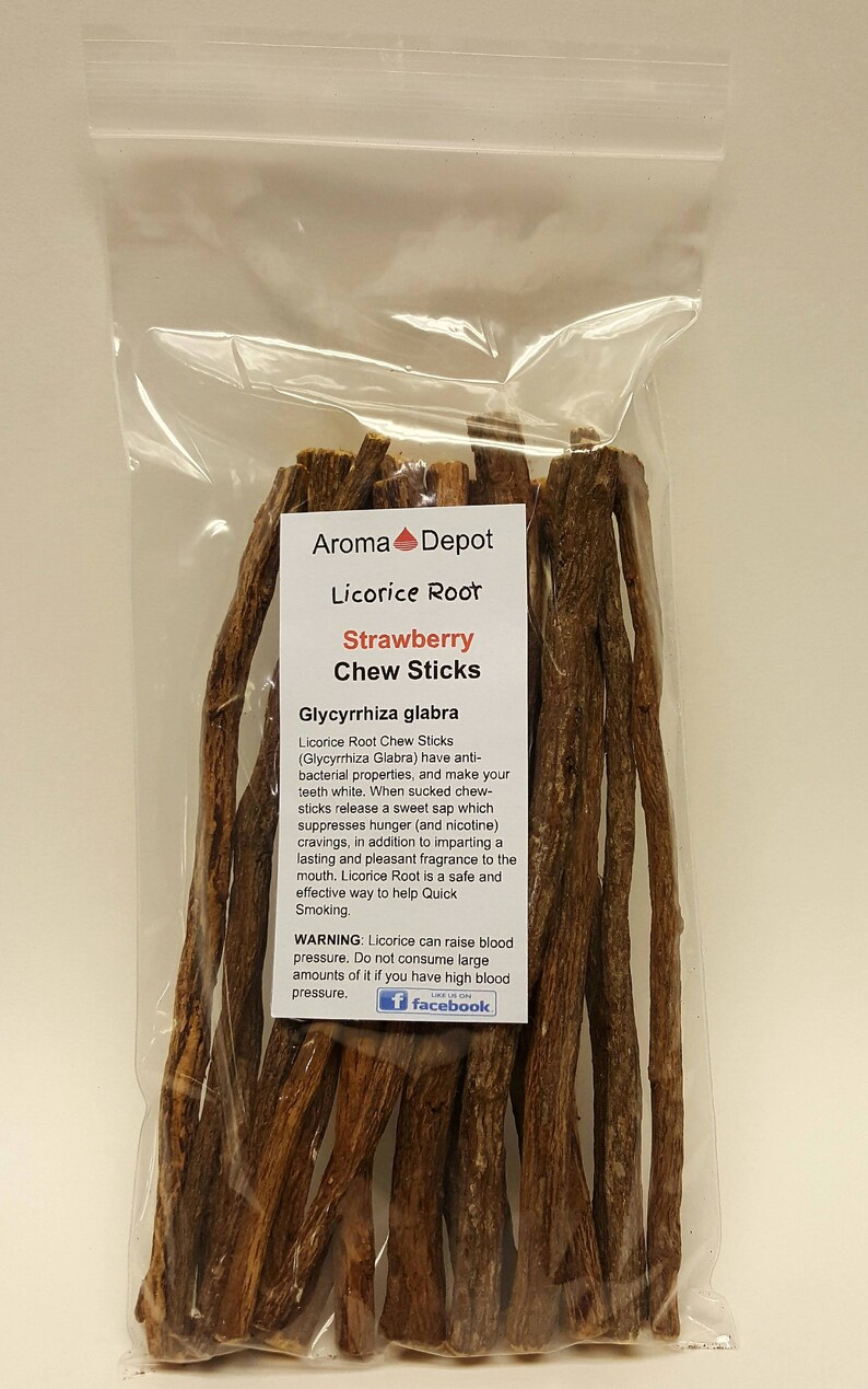 4 oz. Licorice Root Chew Sticks 100 Natural Buy 2 Get 1 Etsy