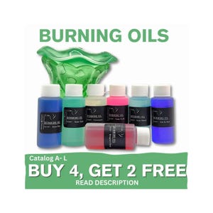 Queimador de óleo essencial de alta qualidade para difusores de ar de carro, lâmpadas elétricas, difusores de fragrância ou fabricação de incenso. Compre 4 e leve 2 grátis.