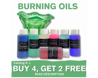 Premium Quality Fragrance Burning Oil Burner for Car Air Diffusers, Electric Lamps, Fragrance Lamp, or Incense Making. Buy 4 get 2 Free.