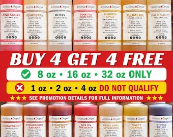 Wholesale Fragrance Oils for Soap, Candle, Body, Incense - BUY 4 GET 4 FREE