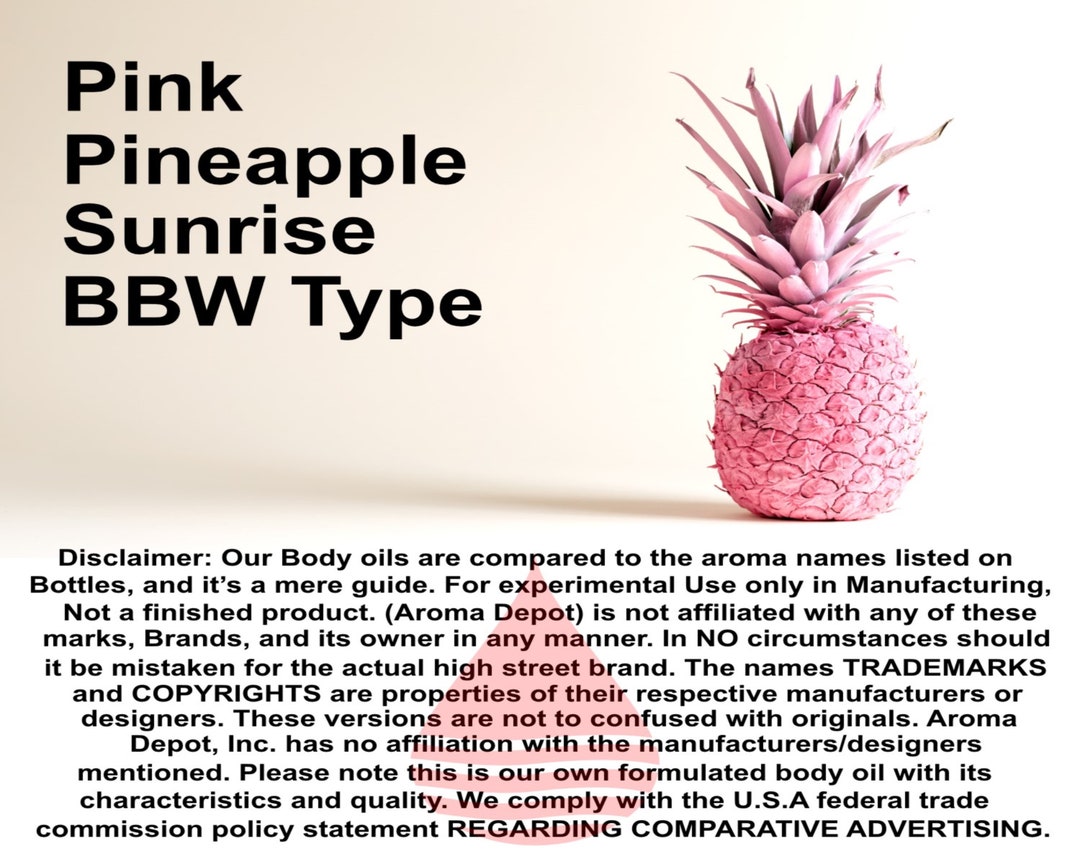 Pink Pineapple Fragrance Oil for Birthday Soap Making Supplies, Body