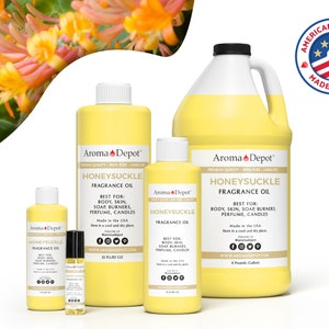 Honey Suckle Fragrance Oil For Birthday Soap Making Supplies, Body, Candle Making & Diffuser
