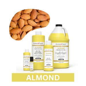 Almond Fragrance Oil for Body, Soap, Candle, and Diffuser