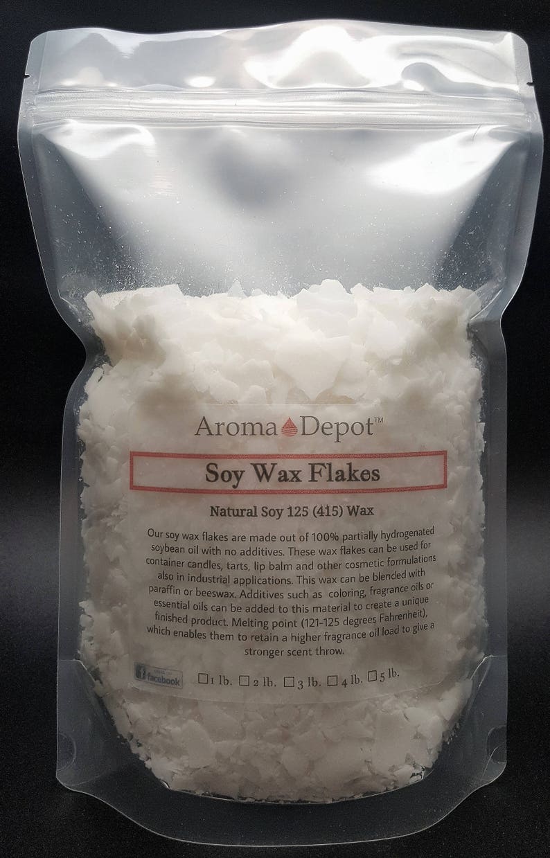 Soy Wax Flakes 415 100 Pure Natural Multipurpose 1 Oz. to 10 Etsy