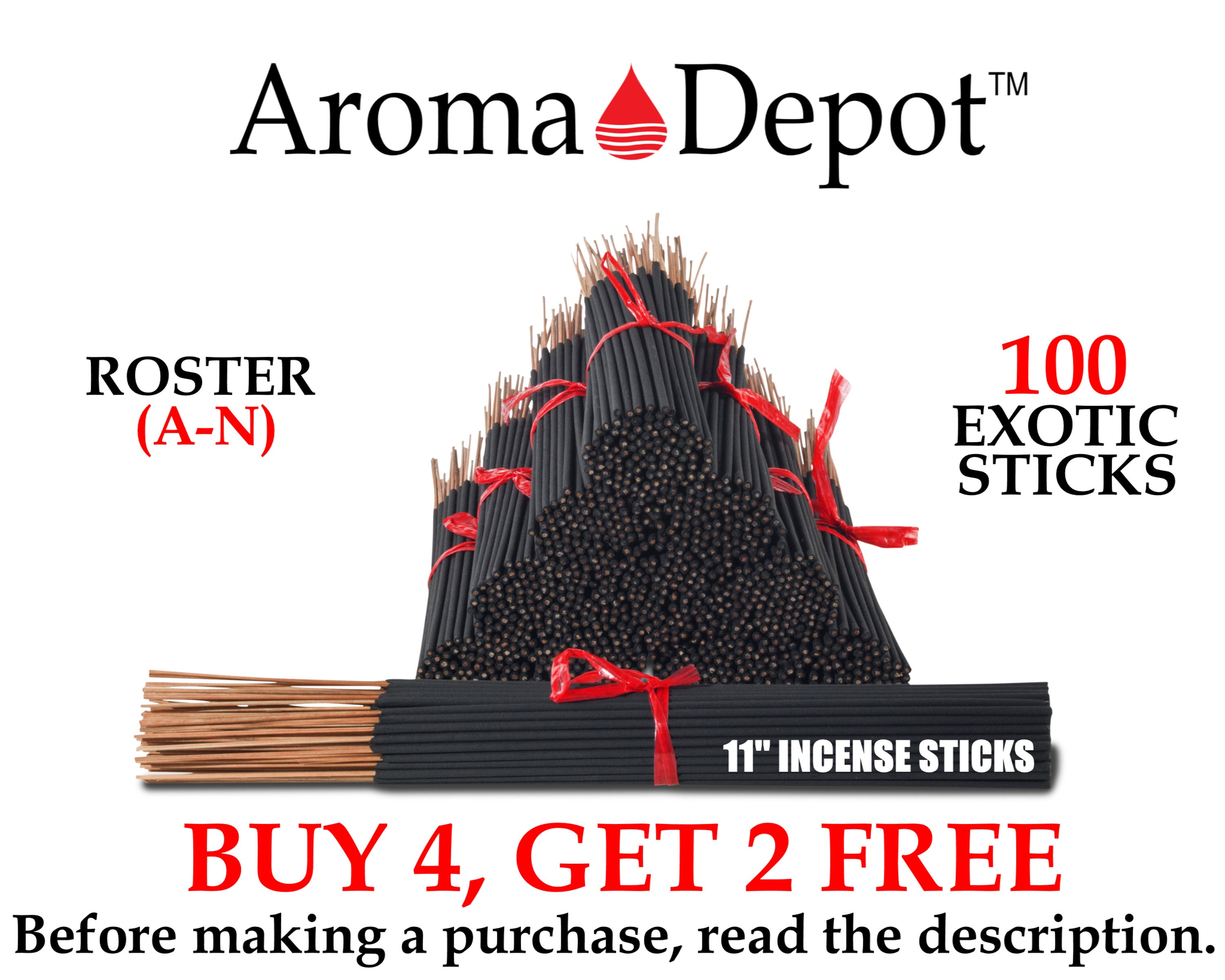 Aroma Depot Rainforest Fantasy Most Exotic Incense Sticks. Approx