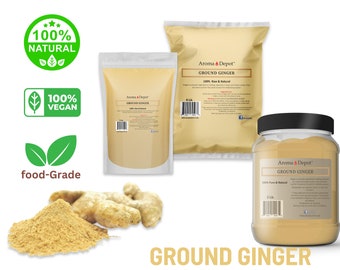 Ginger Root Ground Powder Raw Zingiber officinale Spice