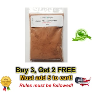 1 oz Cacao Powder 100% Chocolate Natural Buy 3, Get 2 Free!!