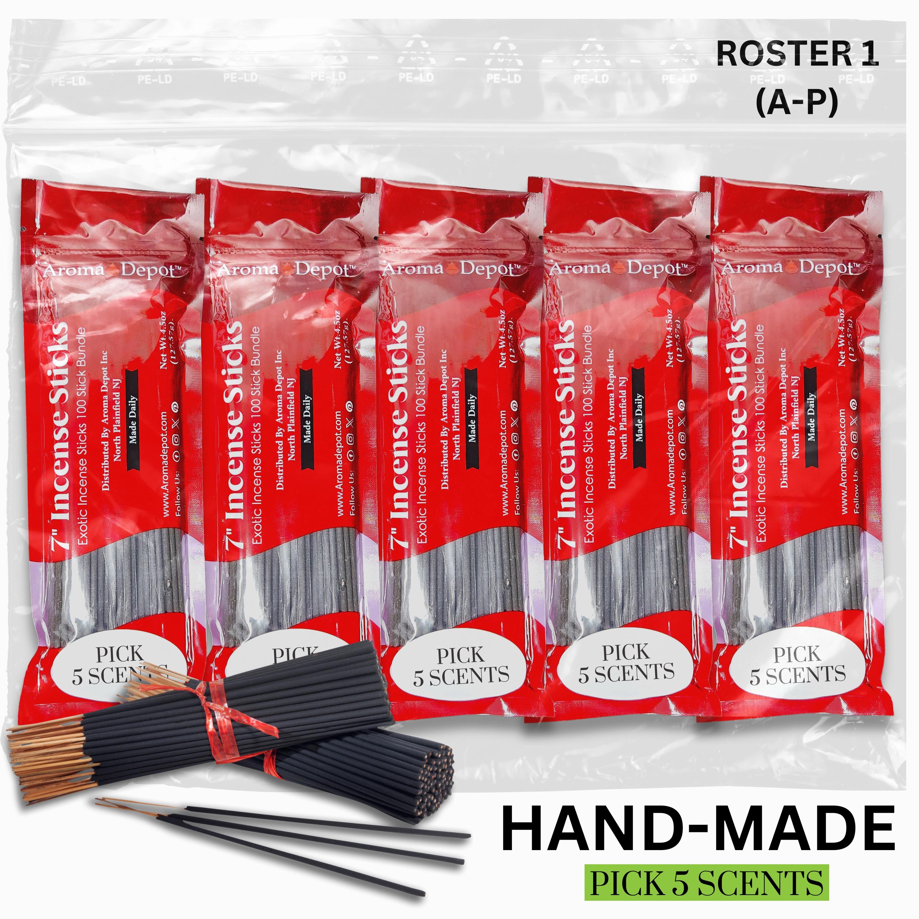 Hand-dipped Scented Incense Sticks, 7 Inch, 500 Pack - Etsy