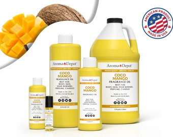 Coco Mango Fragrance Oil for Body, Soap, Candle, and Diffuser