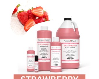 Strawberry Fragrance Oil for Body, Soap, Candle, and Diffuser