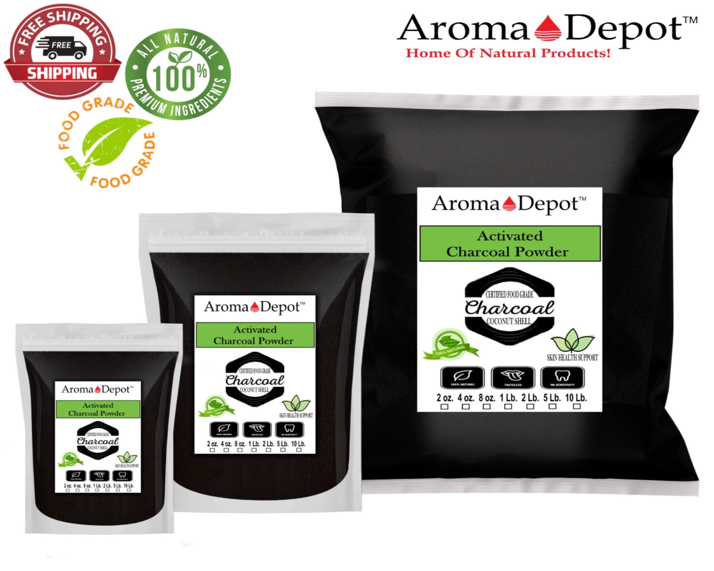 Food Grade Activated Charcoal Powder: Coconut Shell or Hardwood