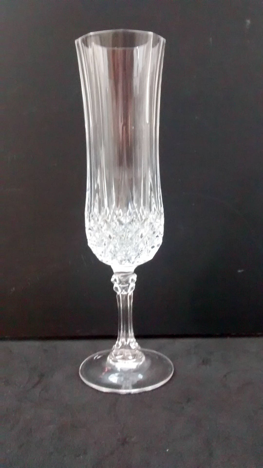 Cristal D'arques Longchamp Diamax Champagne Flute Etsy