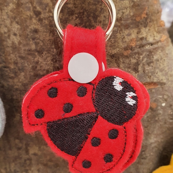 Handmade Key ring - Ladybird