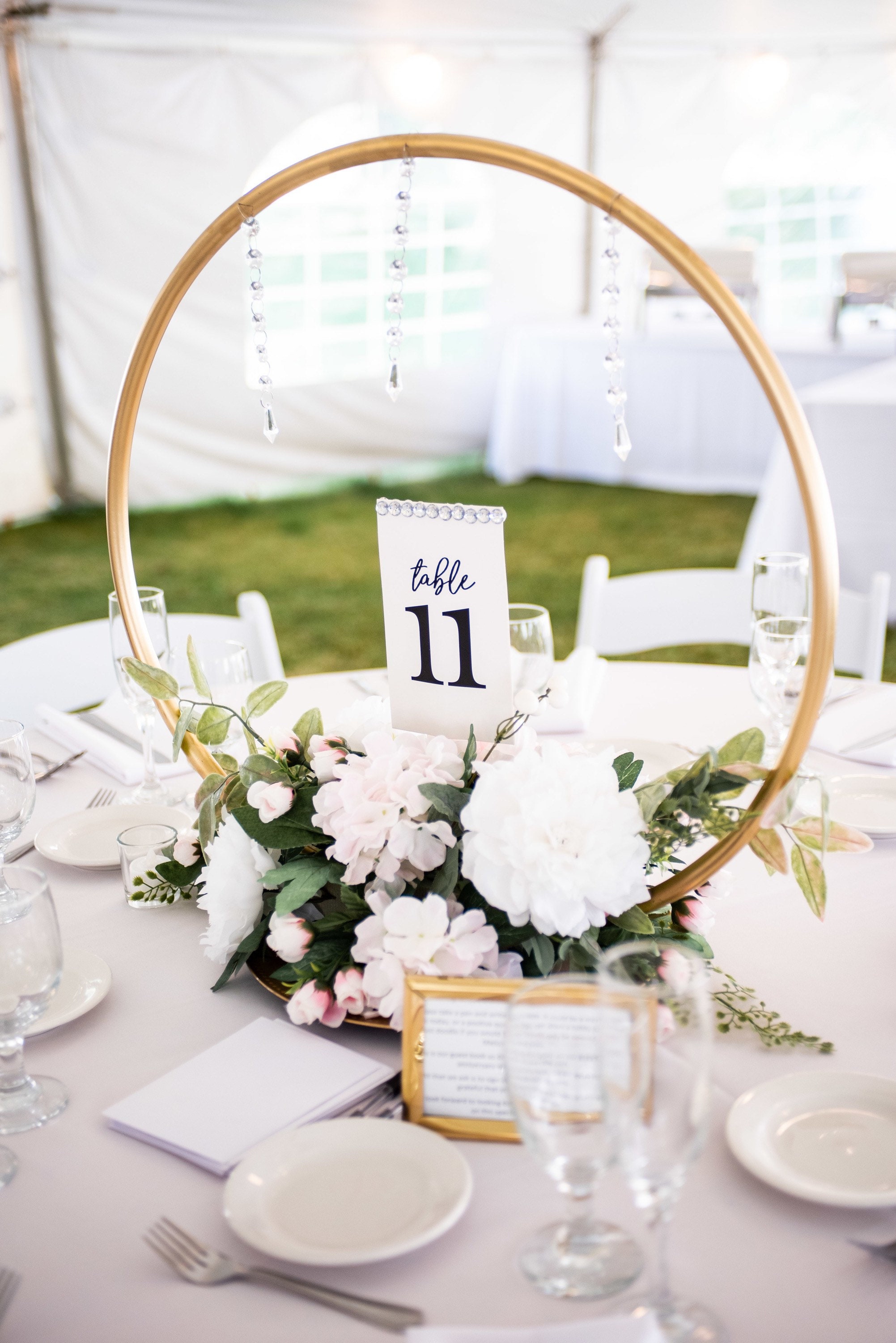 Hoop Centerpieces Etsy