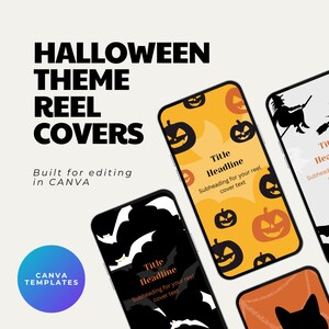 HALLOWEEN THEMA - Instagram Reel Templates zum Bearbeiten in CANVA